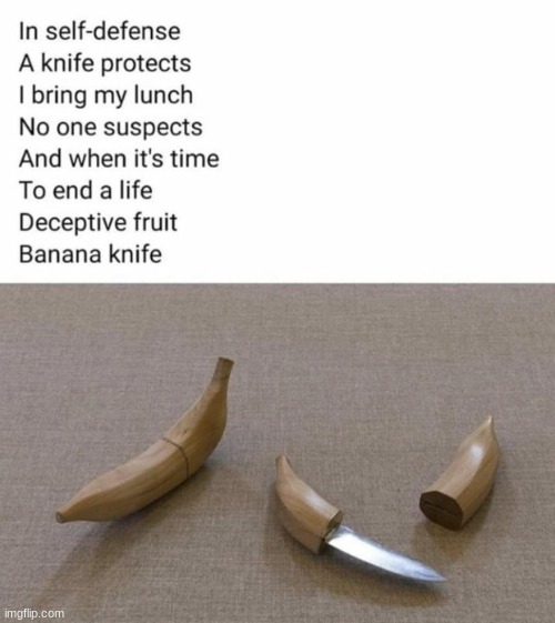 banana knife | image tagged in banana knife | made w/ Imgflip meme maker