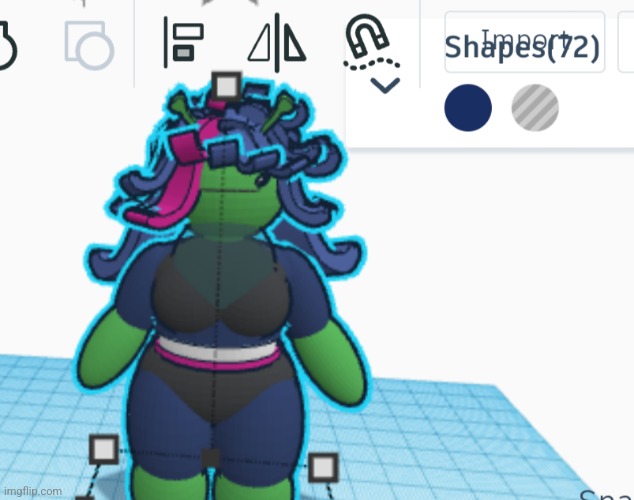 Peanoid Claire has 72 parts | made w/ Imgflip meme maker