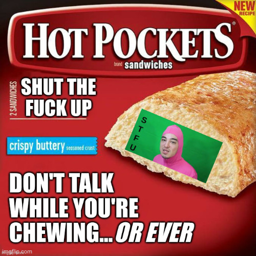stfu | image tagged in stfu | made w/ Imgflip meme maker