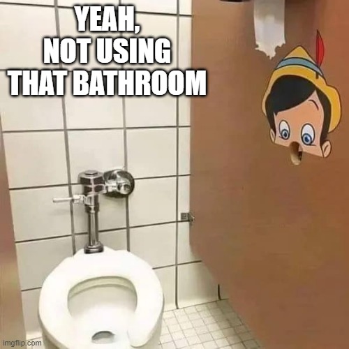 No to that Bathroom | YEAH, NOT USING THAT BATHROOM | image tagged in cursed image | made w/ Imgflip meme maker