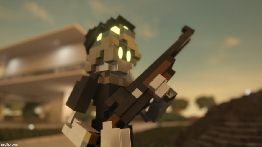 I found a Teardown playermodel of N, so enjoy him with a shotgun | made w/ Imgflip meme maker