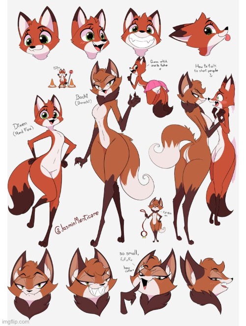 Something by jasmine!(David note: they're both Scrunky-Wunklies..)
(Me: SMASH BOTH) | image tagged in furry,fox,cartoon,cute,jasminthemanticore | made w/ Imgflip meme maker