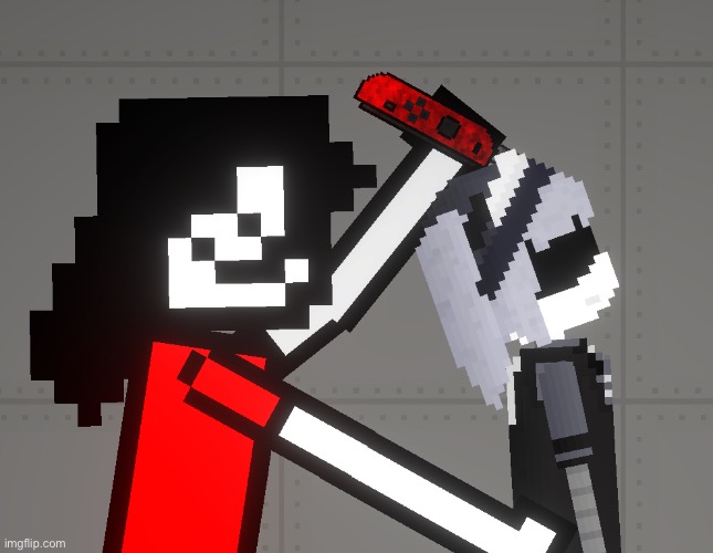 OH FUCK SHE GOT THE SWITCH BLADE | image tagged in oc lore,murder drones,oc | made w/ Imgflip meme maker
