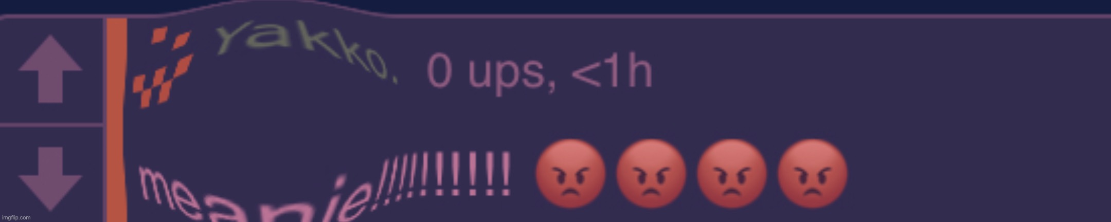 post above is a meanie | made w/ Imgflip meme maker
