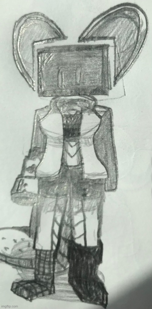 Old aria when she becomes a screen head | made w/ Imgflip meme maker