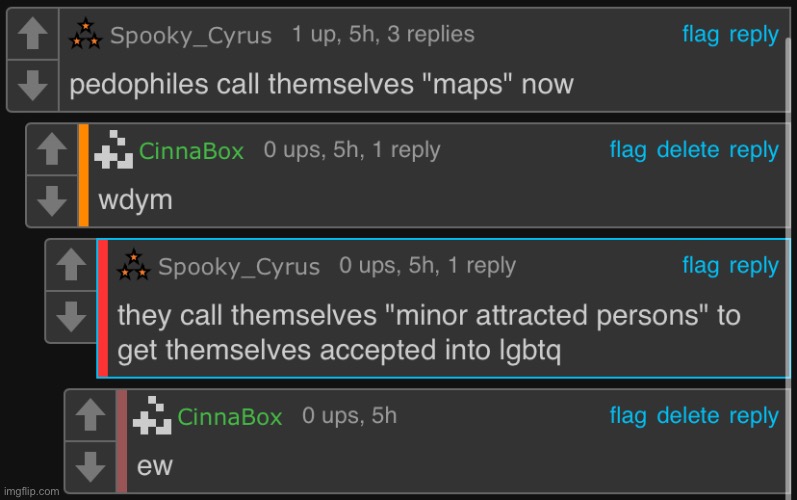 Reaperus said this earlier I’m actually disgusted | made w/ Imgflip meme maker