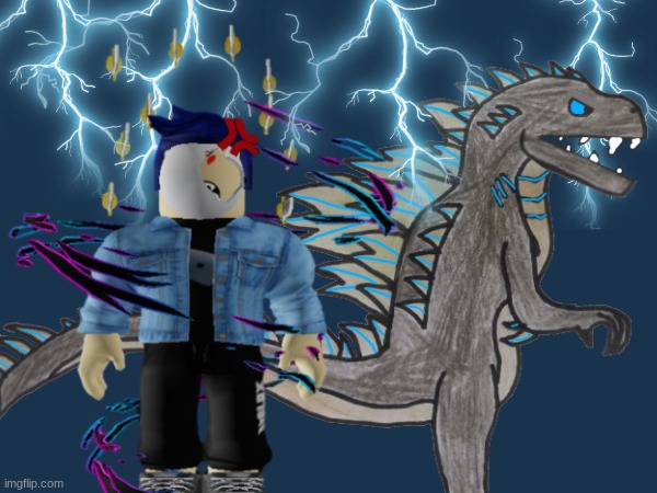 The Powerful Demigods.mp3 | image tagged in godzilla,blook | made w/ Imgflip meme maker