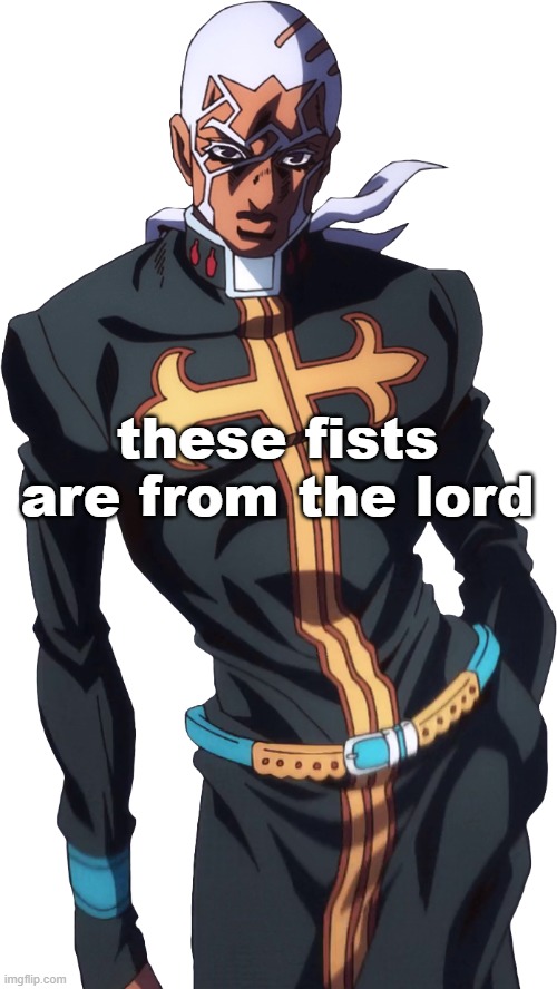 these fists are from the lord Blank Meme Template