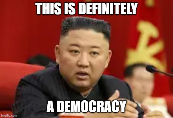 THIS IS DEFINITELY A DEMOCRACY | made w/ Imgflip meme maker