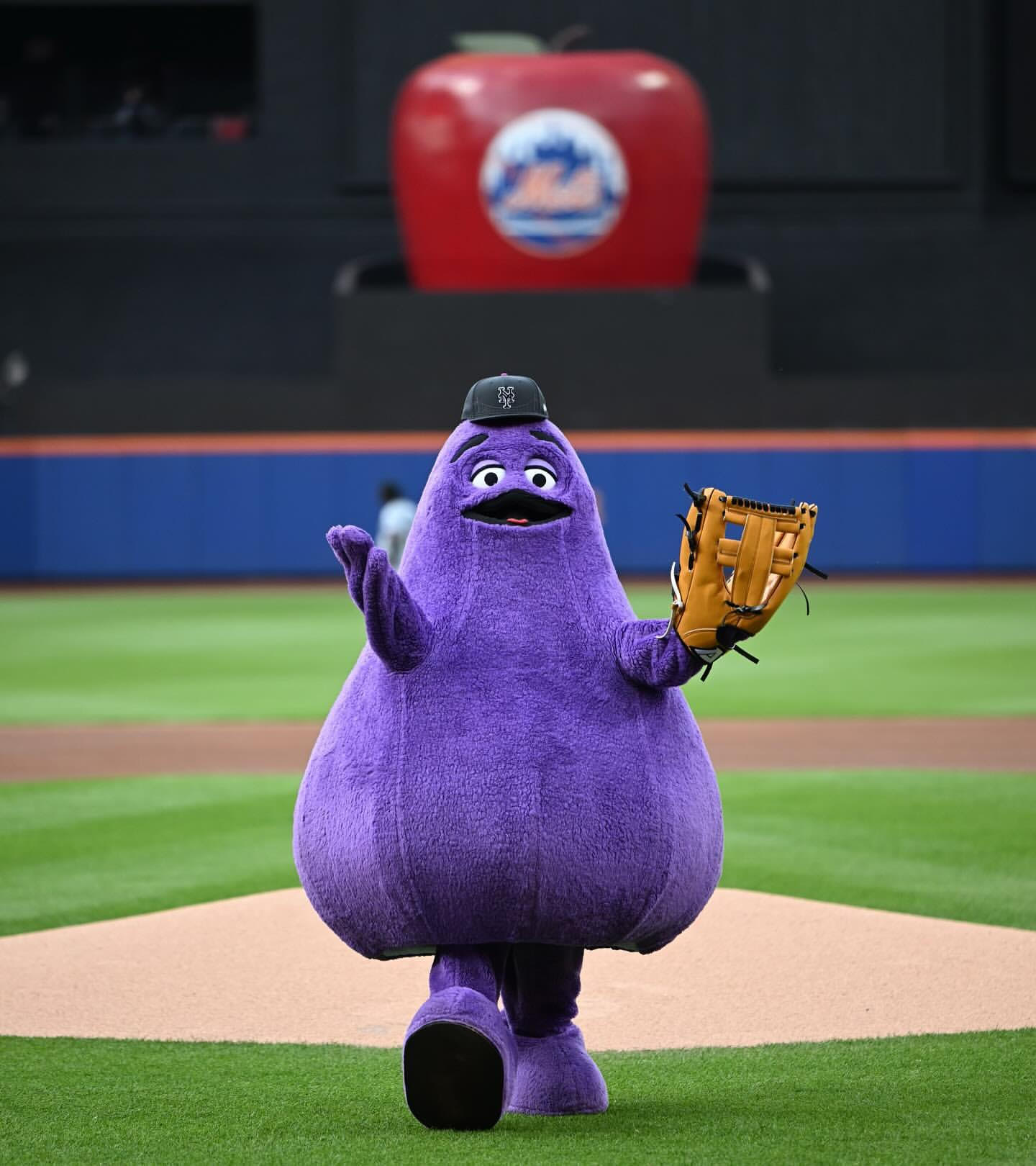 Grimace Mets Blank Meme Template