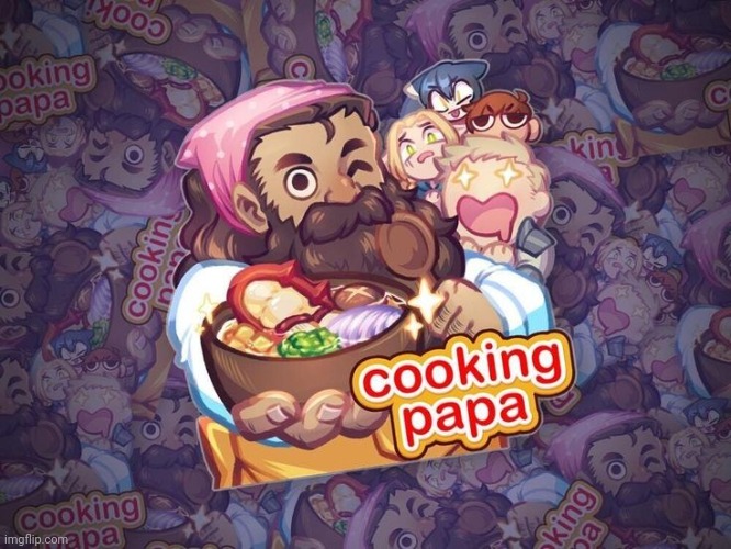 Love cooking papa (I will accept no slander of the anime) | image tagged in dungeon meshi | made w/ Imgflip meme maker