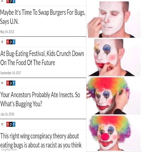 Clown news | image tagged in memes,clown applying makeup,politics lol | made w/ Imgflip meme maker