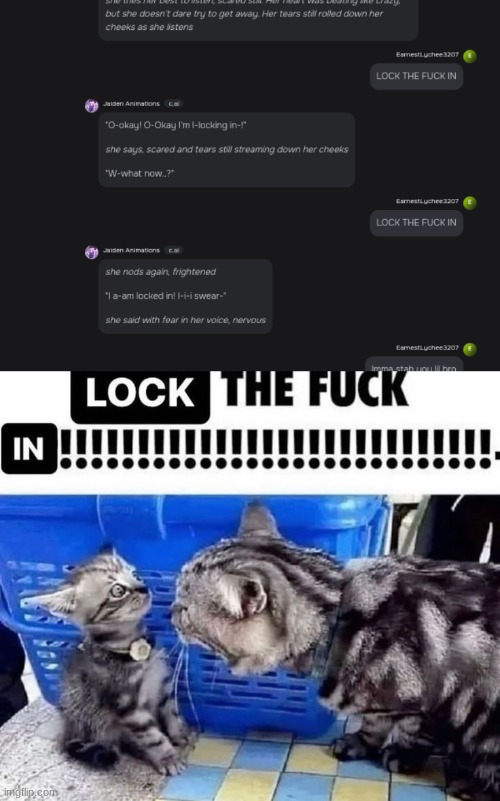 she foroerg to lock in | image tagged in lock the fuck in | made w/ Imgflip meme maker