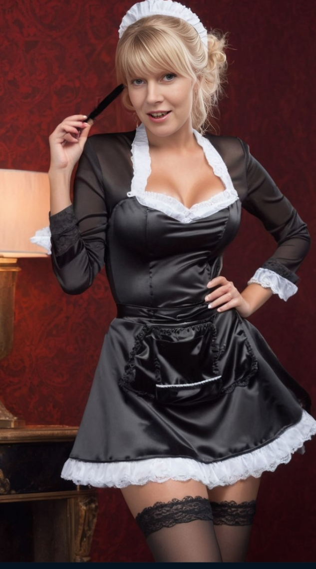 French Maid Blank Meme Template