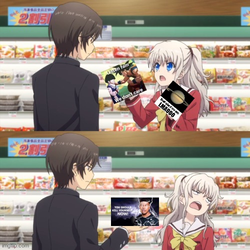 charlotte anime | image tagged in charlotte anime | made w/ Imgflip meme maker