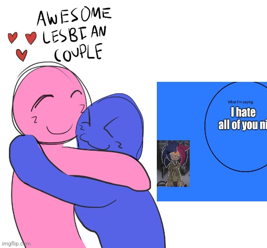 Awesome Lesbian Couple | made w/ Imgflip meme maker