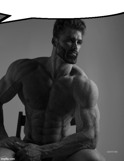 Giga Chad | image tagged in giga chad | made w/ Imgflip meme maker