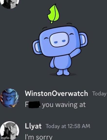 why did winstonianson aboveclock say this | made w/ Imgflip meme maker