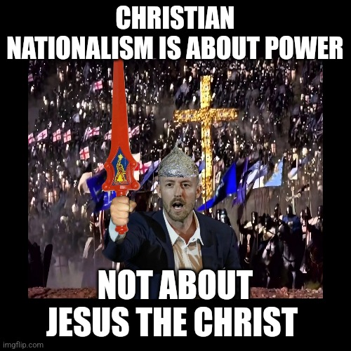 Christian Nationalism | CHRISTIAN NATIONALISM IS ABOUT POWER; NOT ABOUT JESUS THE CHRIST | image tagged in ryan walters,marjorie taylor greene,melania trump,christian nationalism | made w/ Imgflip meme maker