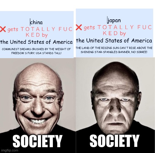 ik | SOCIETY; SOCIETY | image tagged in hank | made w/ Imgflip meme maker