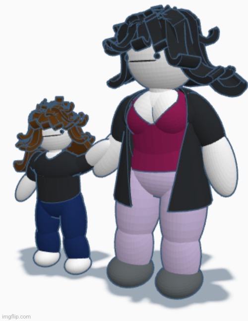 Cute image of 9 year old Claire with her mom | made w/ Imgflip meme maker