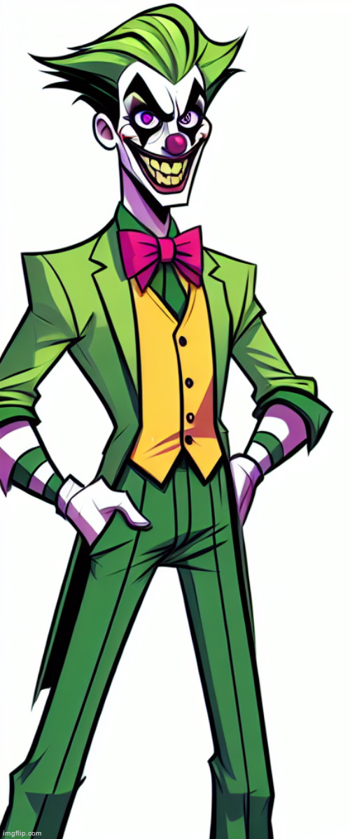 I asked the AI template maker to make the Joker if he was a twink and got this | made w/ Imgflip meme maker