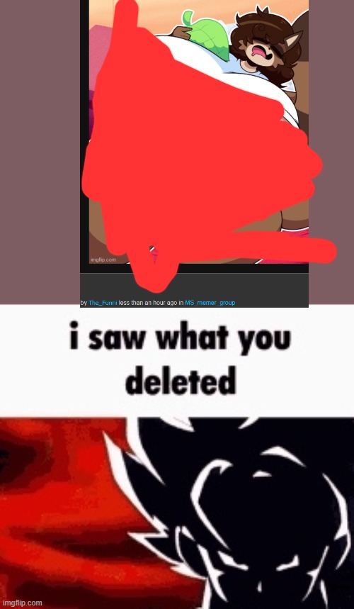 i saw what you deleted | image tagged in i saw what you deleted | made w/ Imgflip meme maker