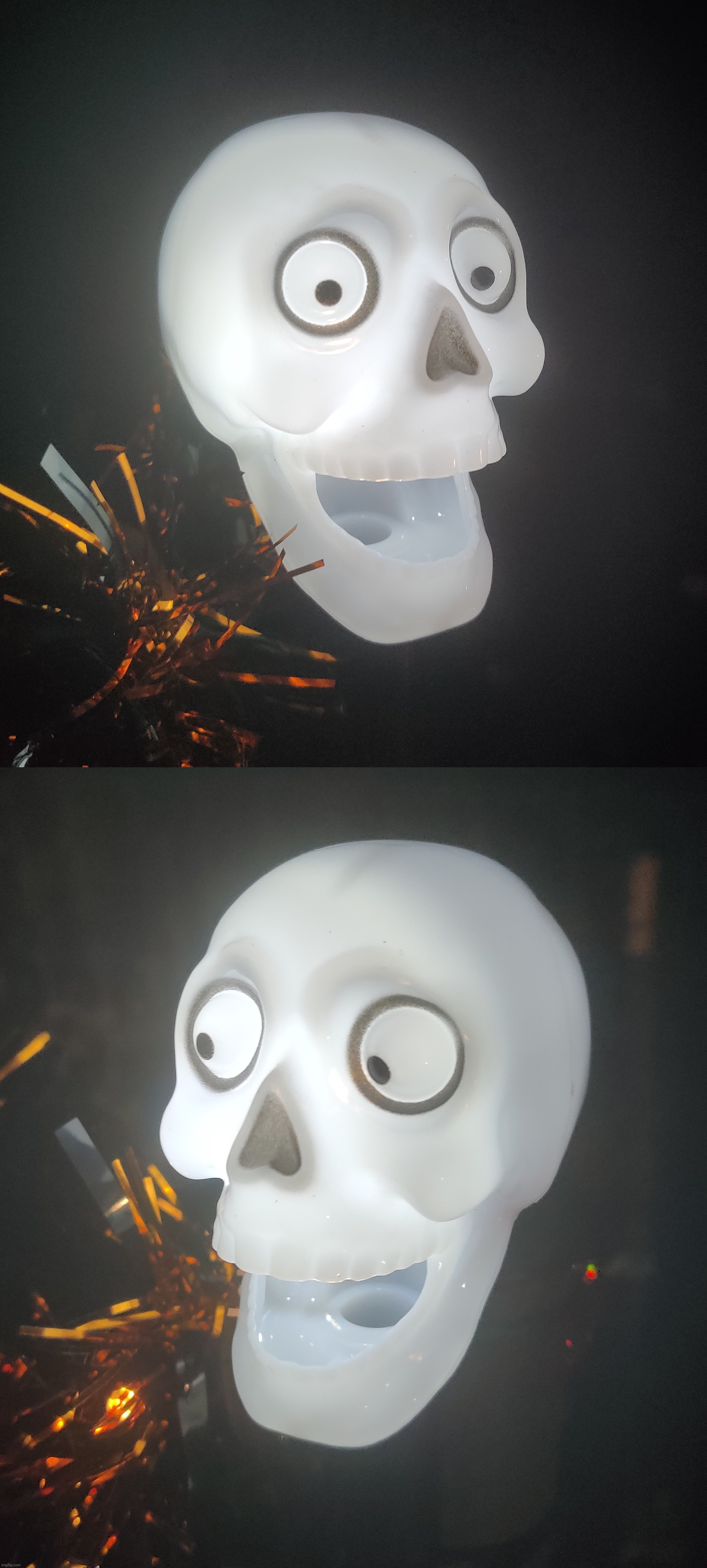 Here's a couple pictures of one of the skulls that actually work | made w/ Imgflip meme maker