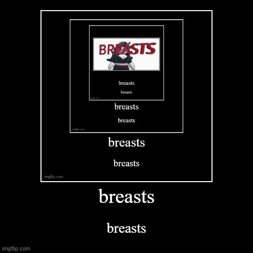 breasts | breasts | image tagged in funny,demotivationals | made w/ Imgflip demotivational maker