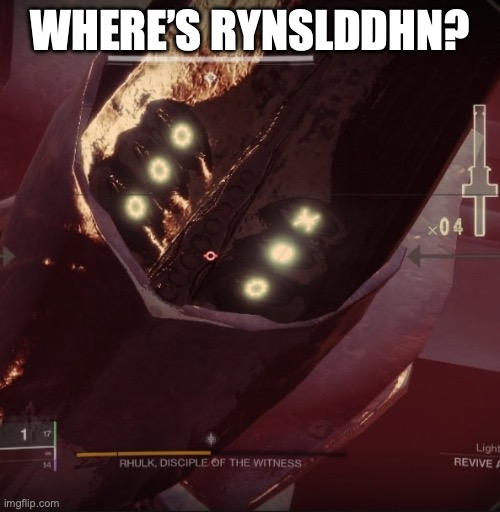 he left i think i miss him sm | WHERE’S RYNSLDDHN? | image tagged in rhulk | made w/ Imgflip meme maker