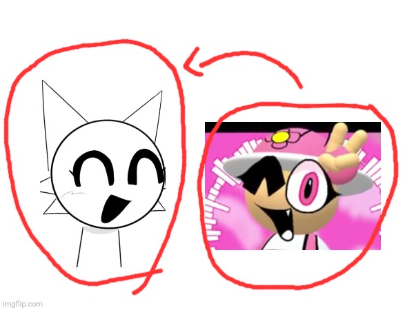 They have the same face but Bimbi has one eye open | image tagged in bambisona vs barking cat | made w/ Imgflip meme maker