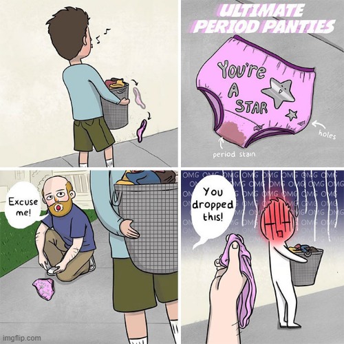 Unwanted Undies | image tagged in comics | made w/ Imgflip meme maker