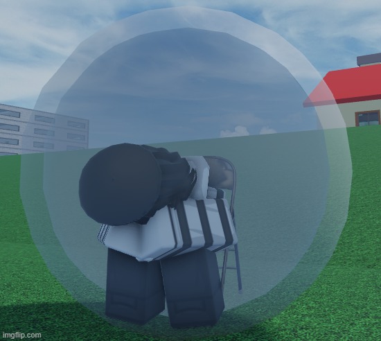 stuck in a ball | image tagged in roblox | made w/ Imgflip meme maker