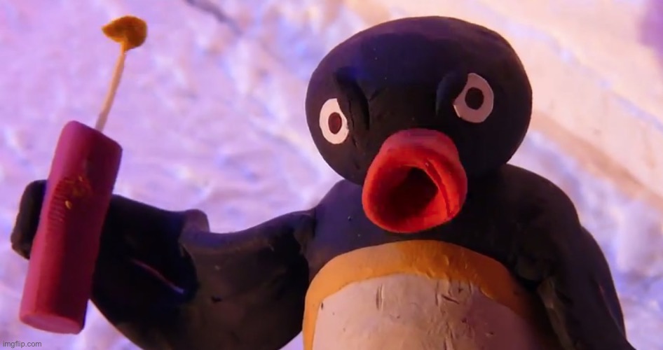 Angry Pingu | image tagged in angry pingu | made w/ Imgflip meme maker