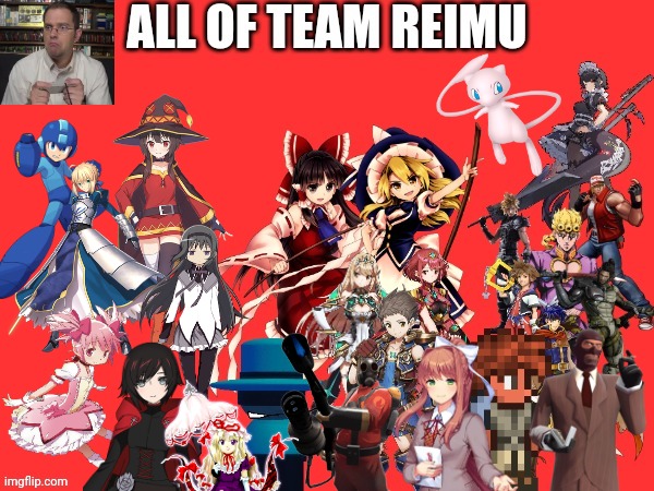 All of Team Reimu V5 Blank Meme Template