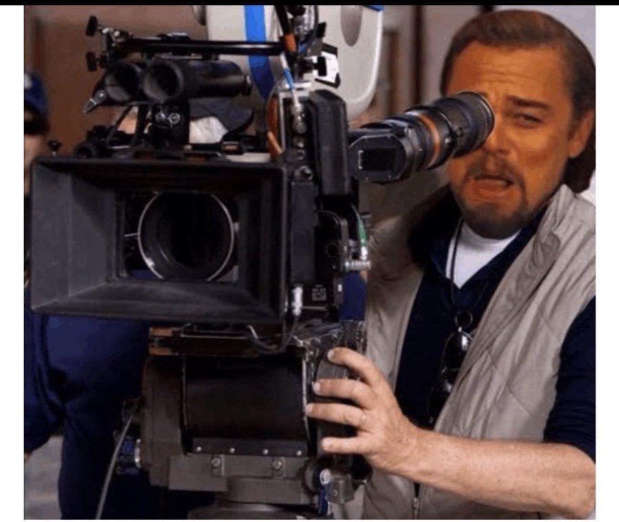 Smirking Dicaprio Cameraman Blank Meme Template