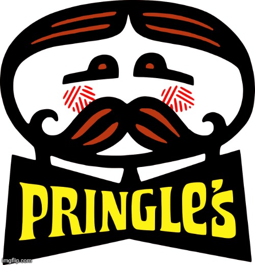 Pringles moustache | image tagged in pringles moustache | made w/ Imgflip meme maker