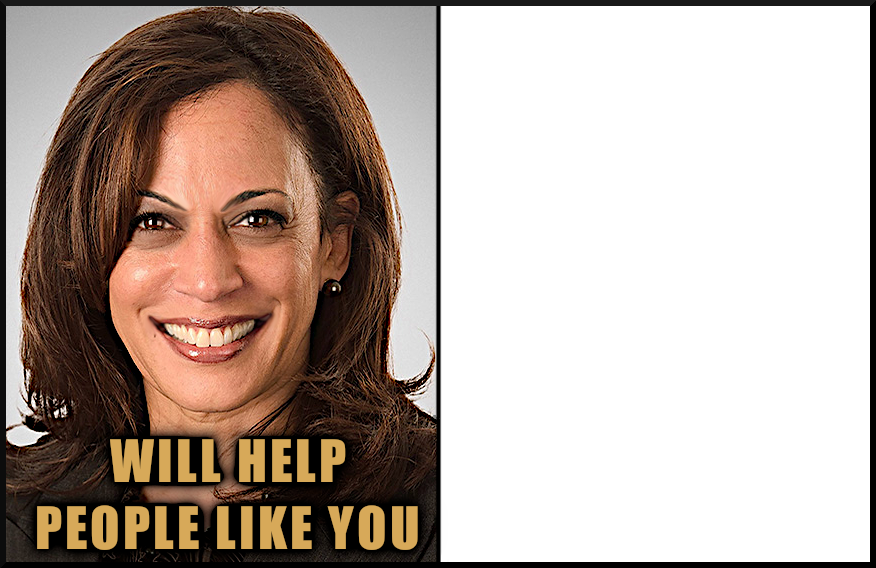 KAMALA'S HELP Blank Meme Template