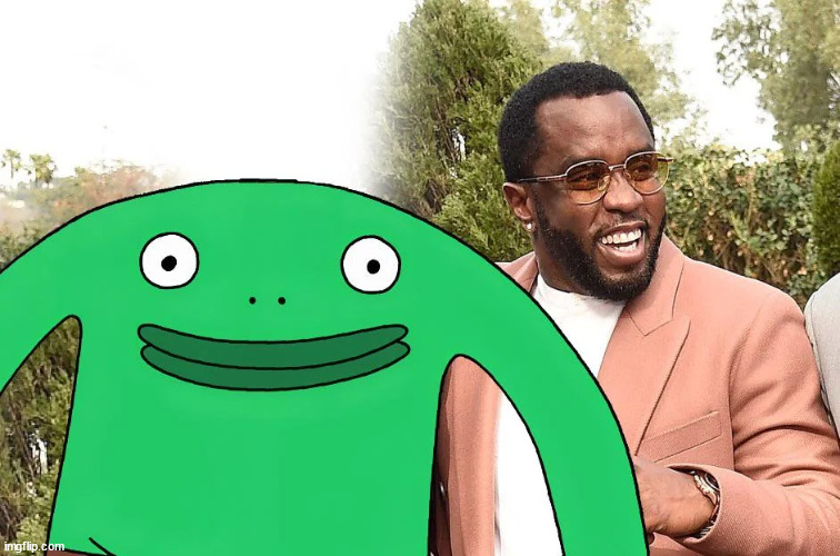 Mr. Frog spotted with Diddy | made w/ Imgflip meme maker