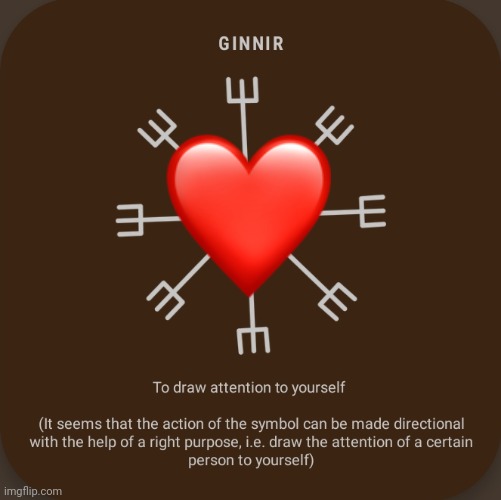 Rune | Love [Fetlife] Attention Blank Meme Template