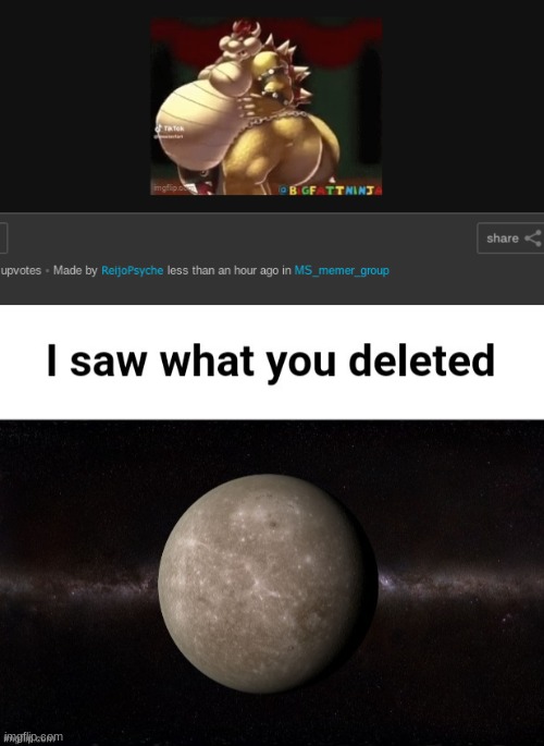 image tagged in mercury i saw what you deleted | made w/ Imgflip meme maker