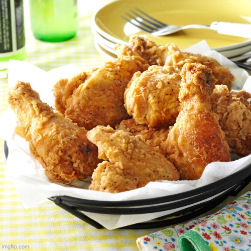 guh | image tagged in fried chicken dinner | made w/ Imgflip meme maker