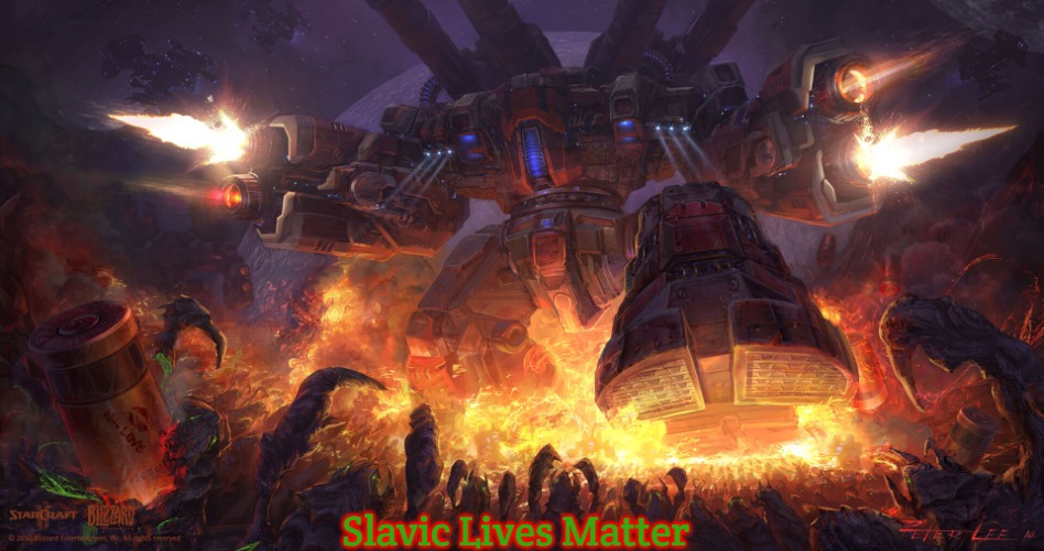 Starcraft Odin | Slavic Lives Matter | image tagged in starcraft odin,slavic | made w/ Imgflip meme maker