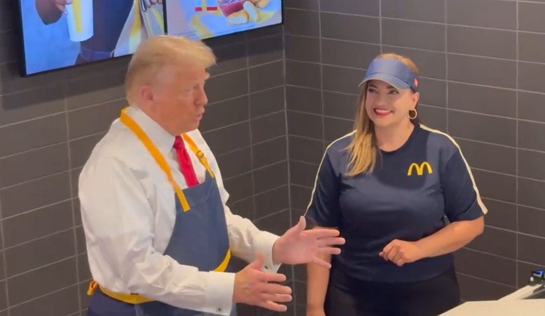 Trump Mcdonalds Blank Meme Template