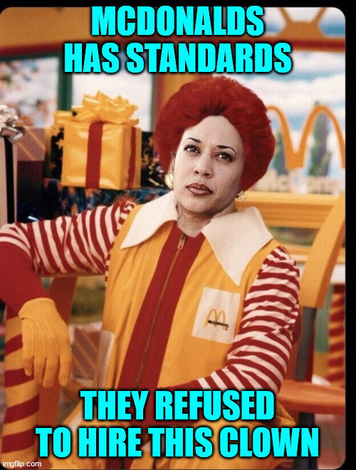 MCDONALDS HAS STANDARDS THEY REFUSED TO HIRE THIS CLOWN | made w/ Imgflip meme maker