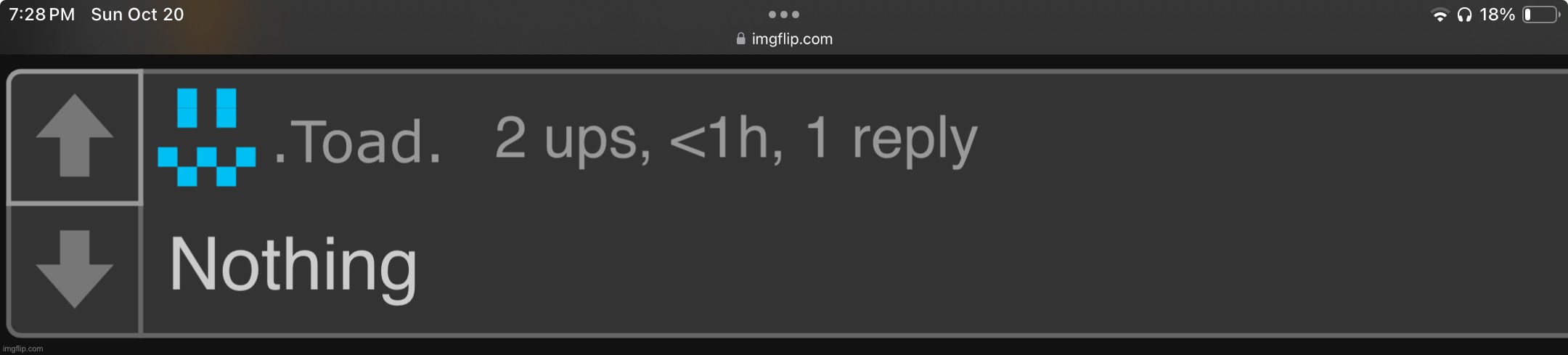 The most upvoted comment of hear wearing something, so…. | made w/ Imgflip meme maker