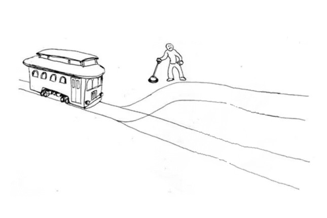 Empty Trolley Blank Meme Template