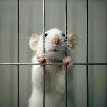 Rat in cage Blank Meme Template