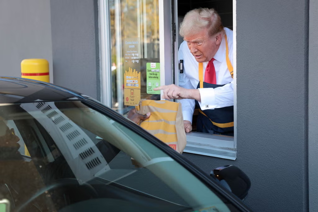 Donald Trump McDonald's Blank Meme Template