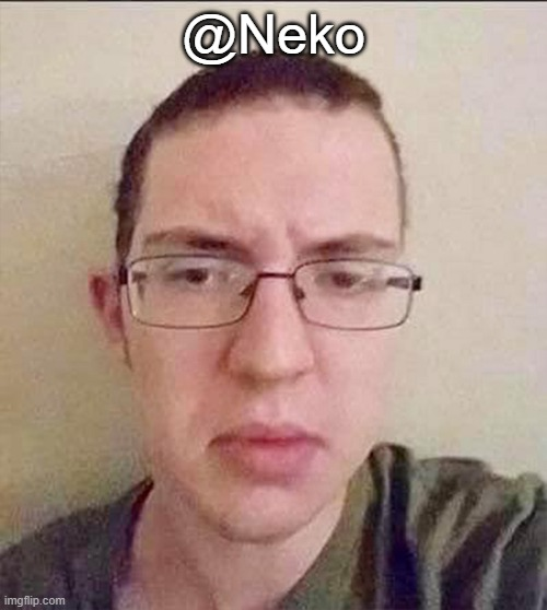 Neko mugshot temp Blank Meme Template